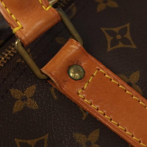 LOUIS VUITTON Monogram Keepall 60 Boston Bag M41422 LV Auth 102176 - Picture 10 of 16